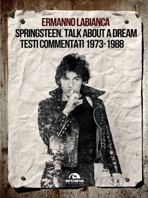 cover image of Springsteen. Talk about a dream
